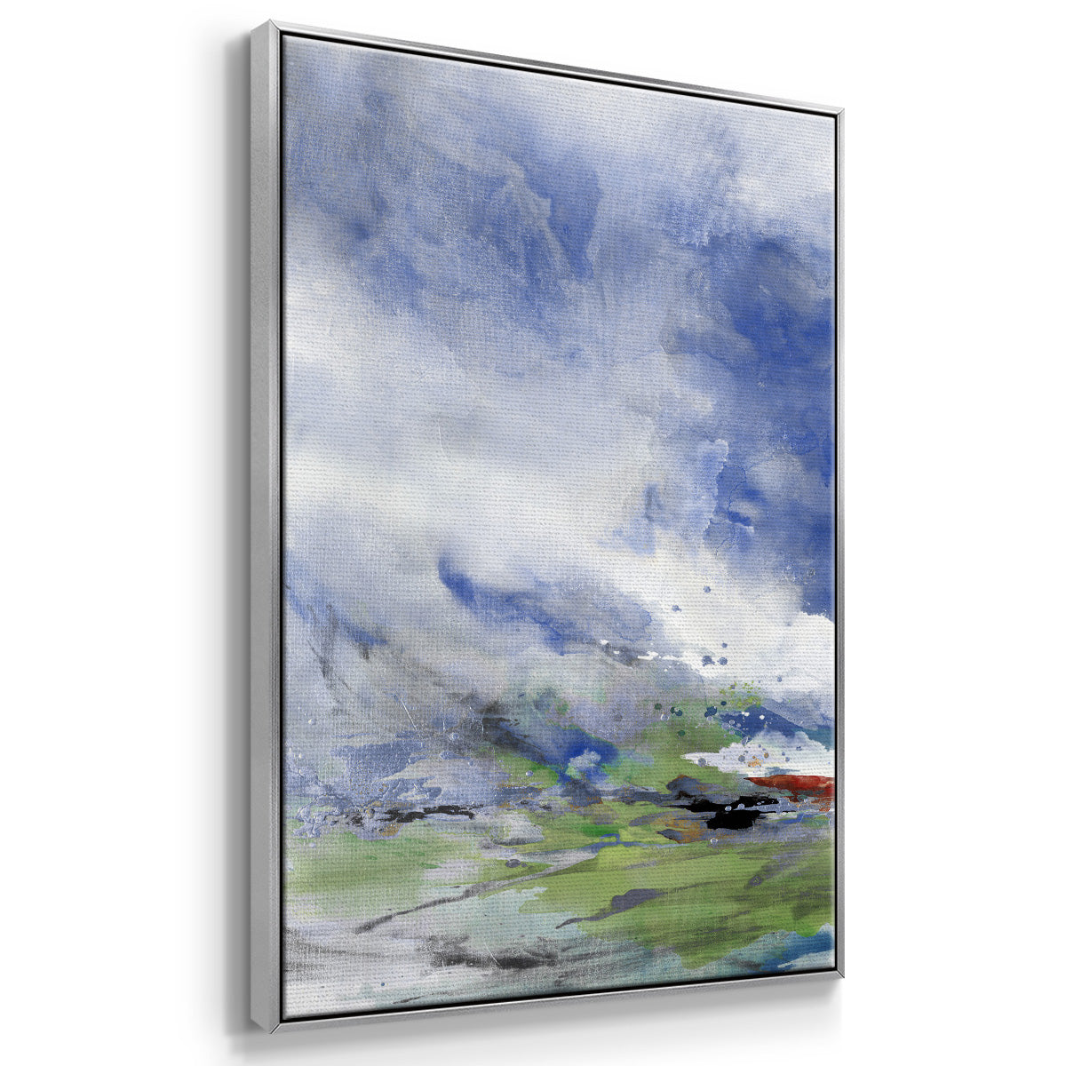 Spring Air I - Framed Premium Gallery Wrapped Canvas L Frame - Ready to Hang