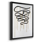 Weeping Ribbon I - Modern Framed Canvas Print