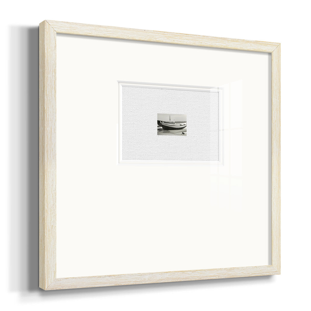 Vintage Rowboat III Premium Framed Print Double Matboard