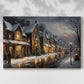 Night of Amber Icicles - Canvas Art Print