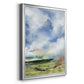 Spring Air II - Modern Framed Canvas Print