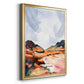 Chromatic Landscapes II - Modern Framed Canvas Print