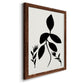 Silhouette Garden I - Premium Canvas Framed in Barnwood - Ready to Hang