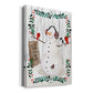 Folk Snowman Forest II Premium Gallery Wrapped Canvas - Ready to Hang