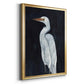 Calm Great Egret I - Modern Framed Canvas Print