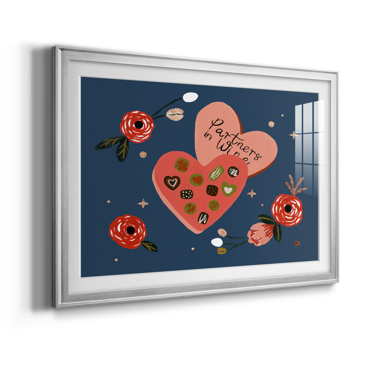 Happy Galentine I Premium Framed Print - Ready to Hang