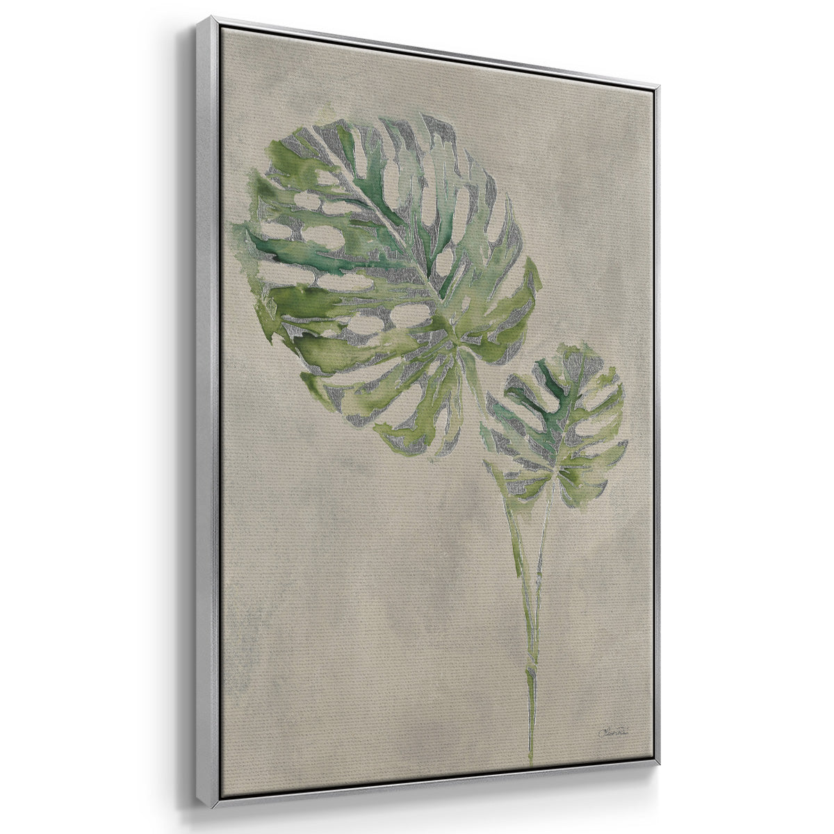 Fresh Unfolds III - Framed Premium Gallery Wrapped Canvas L Frame - Ready to Hang