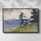 North Woods Club, Adirondacks, 1892 - Floater Framed Canvas Print