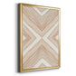 Diametric Clementine II - Modern Framed Canvas Print