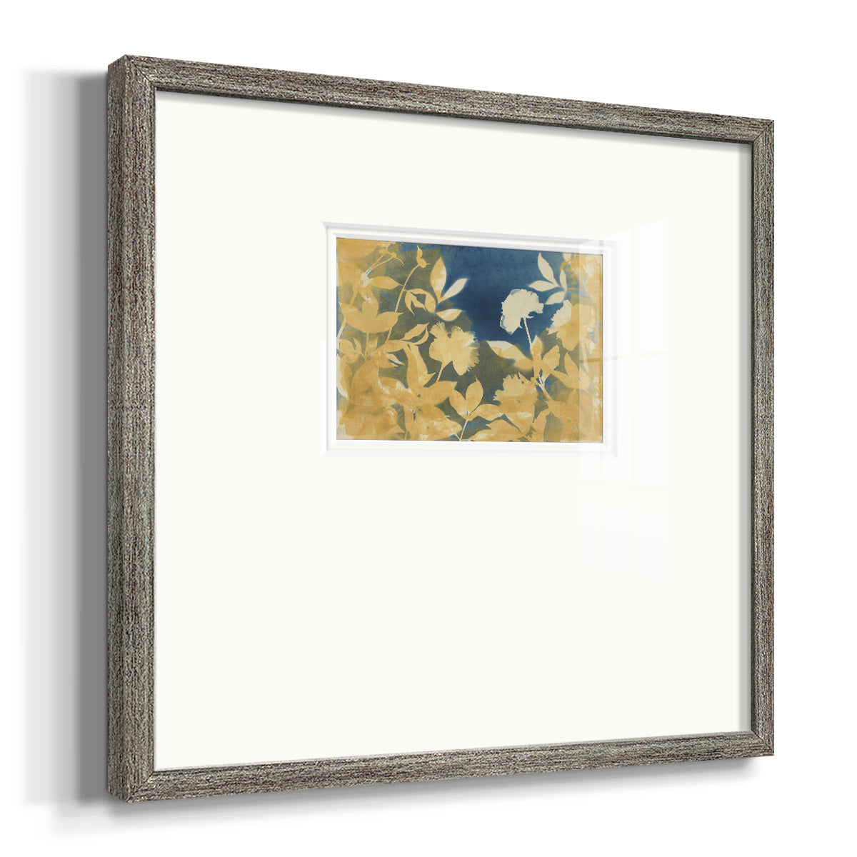 Peony Field Premium Framed Print Double Matboard