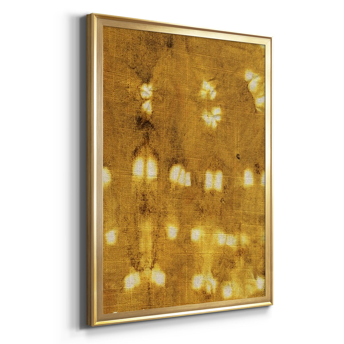 Turmeric Sunrise I - Modern Framed Canvas Print