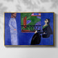 The Conversation, c. 1908-1912 - Floater Framed Canvas Print
