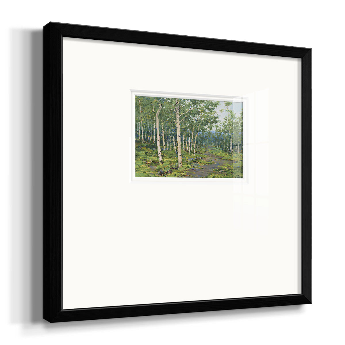 In the Forest- Premium Framed Print Double Matboard