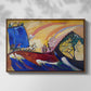 Painting with Troika, 1911 - Floater Framed Canvas Print