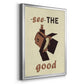 Movie Time I - Modern Framed Canvas Print