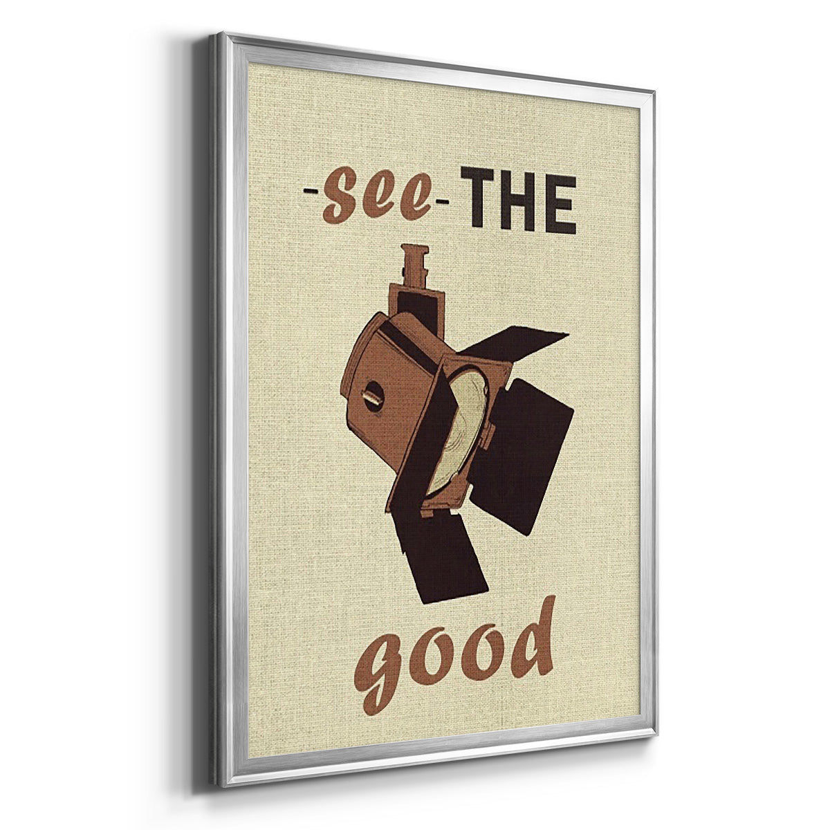 Movie Time I - Modern Framed Canvas Print