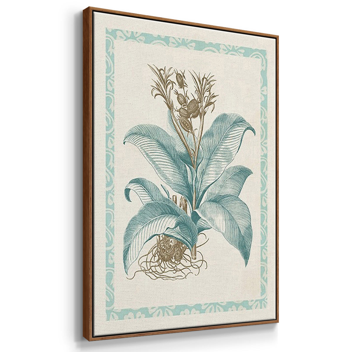 Willow Blue Besler I - Floater Framed Canvas Set