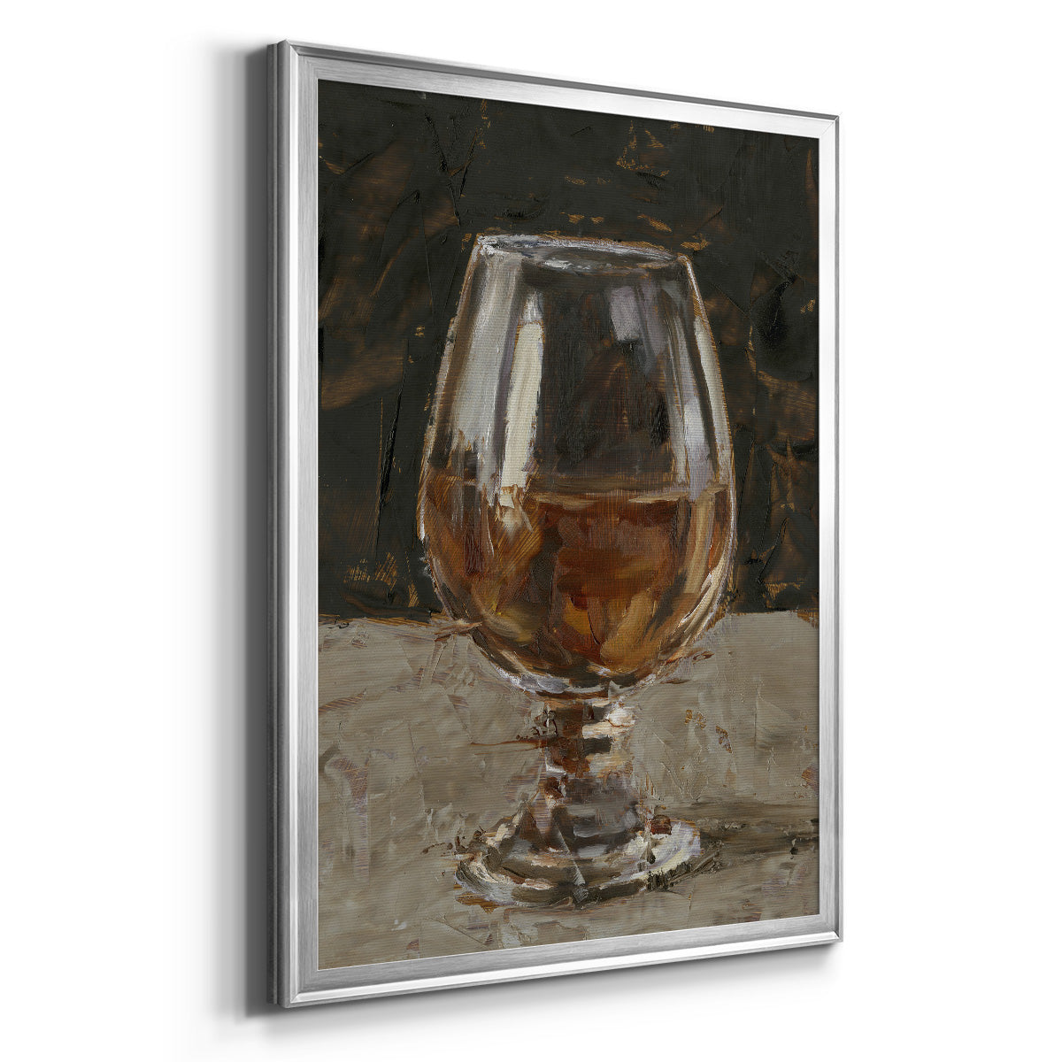 The Hard Stuff III - Modern Framed Canvas Print