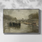 The Bridge (Le pont), 1895 - Floater Framed Canvas Print