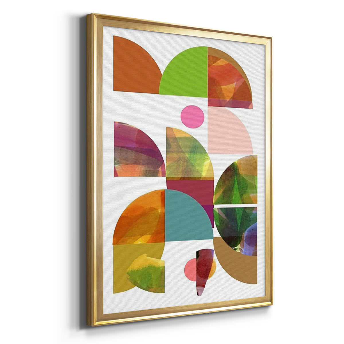 Dorset Shapes II - Modern Framed Canvas Print