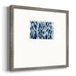 True Blue Wave I Premium Framed Print Double Matboard