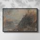 Rheinfels Looking to Katz and Gourhausen, 1817 - Floater Framed Canvas Print