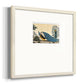 Peacock Plum Premium Framed Print Double Matboard