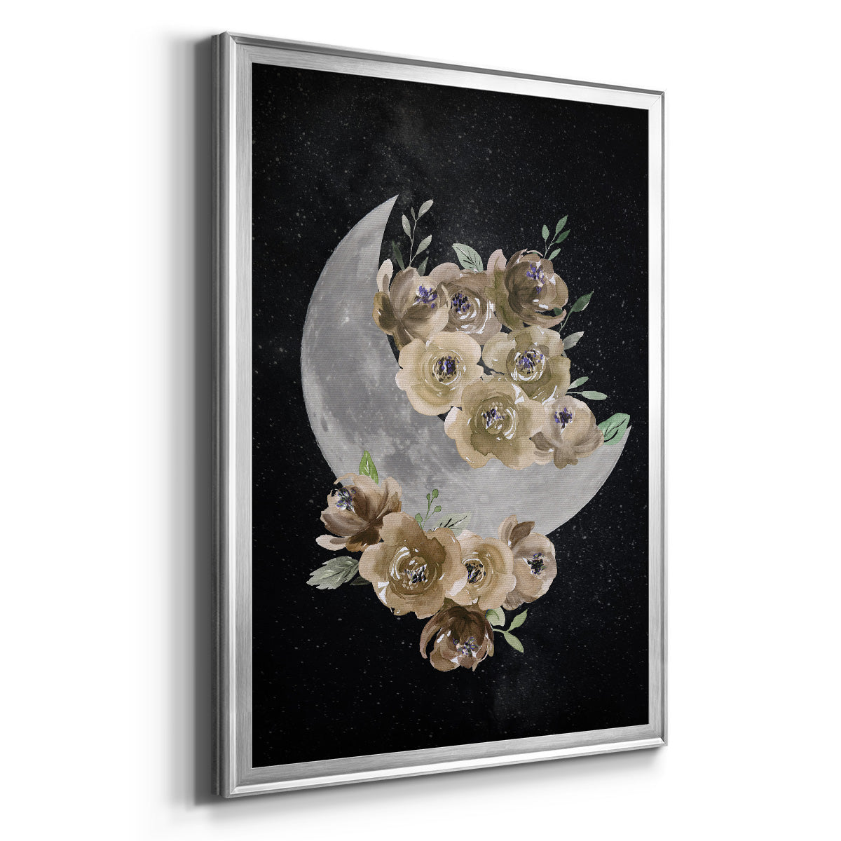 Bohemian Moon - Modern Framed Canvas Print