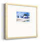 Winter Barn II Premium Framed Print Double Matboard