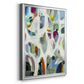 Interaction - Modern Framed Canvas Print