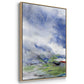 Spring Air I - Framed Premium Gallery Wrapped Canvas L Frame - Ready to Hang