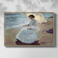 Clotilde on the Beach, 1904 - Floater Framed Canvas Print