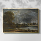 Salisbury Cathedral from the Meadows, c. 1831 - Floater Framed Canvas Print