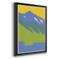 Bright Glacial Lake I - Modern Framed Canvas Print