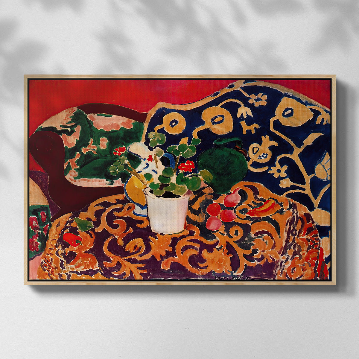 Spanish Still Life, c. 1910 - Floater Framed Canvas Print