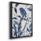 Bluebird Silhouette II - Modern Framed Canvas Print