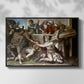 The Sacrifice of Noah (Sistine Chapel), 1509 - Floater Framed Canvas Print