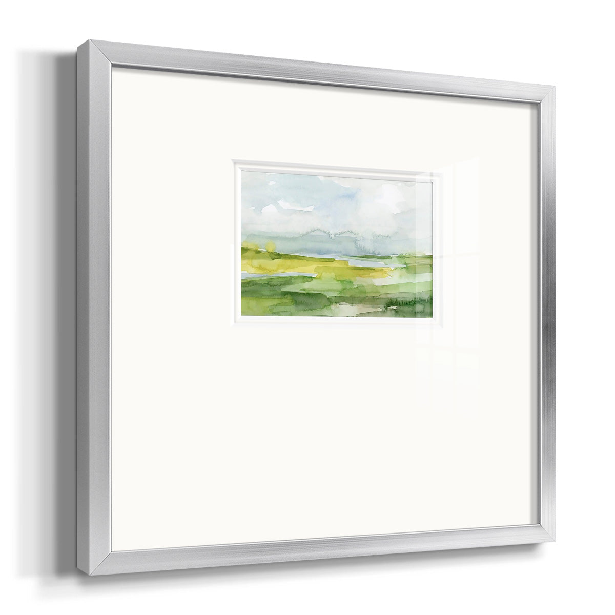 Watery Lowlands II Premium Framed Print Double Matboard