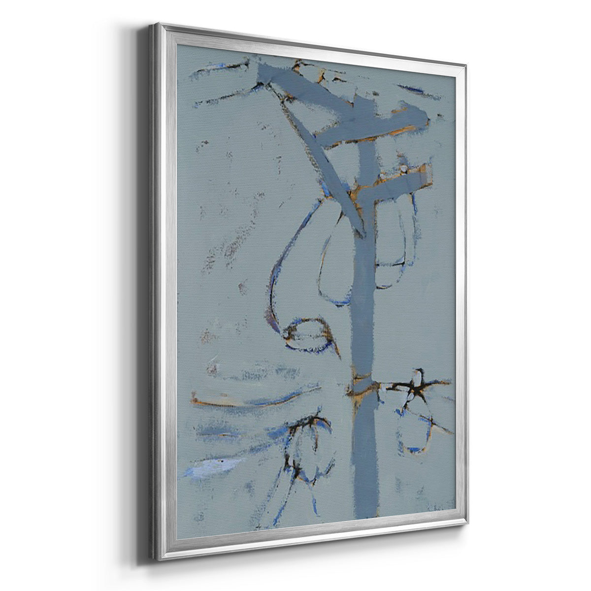 Wires VI - Modern Framed Canvas Print