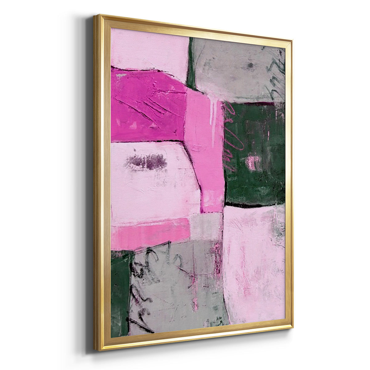 Party Mixer II - Modern Framed Canvas Print