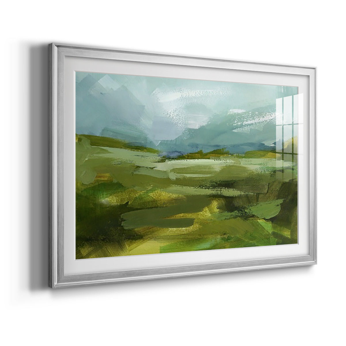 Emerald View II Premium Framed Print - Ready to Hang