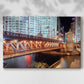 Chicago River VI - Gallery Wrapped Canvas