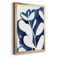 Blue Eucalyptus II - Modern Framed Canvas Print