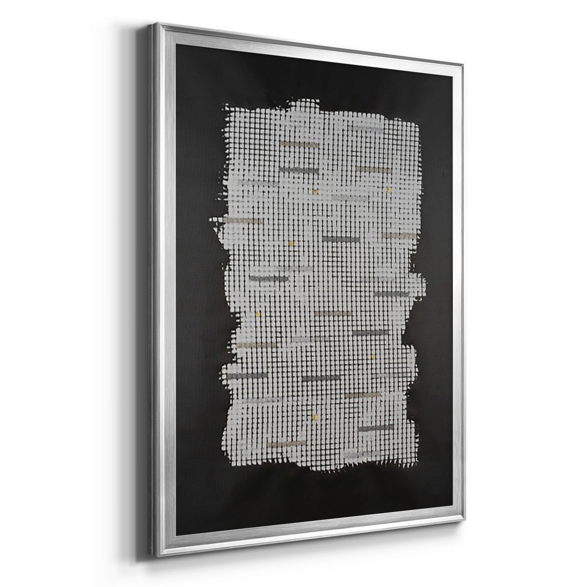 Bits & Bytes I - Modern Framed Canvas Print