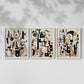 Abstract Series CLXVIII - Restickable Framed Art Set