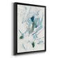 Ice Cavern IV - Modern Framed Canvas Print