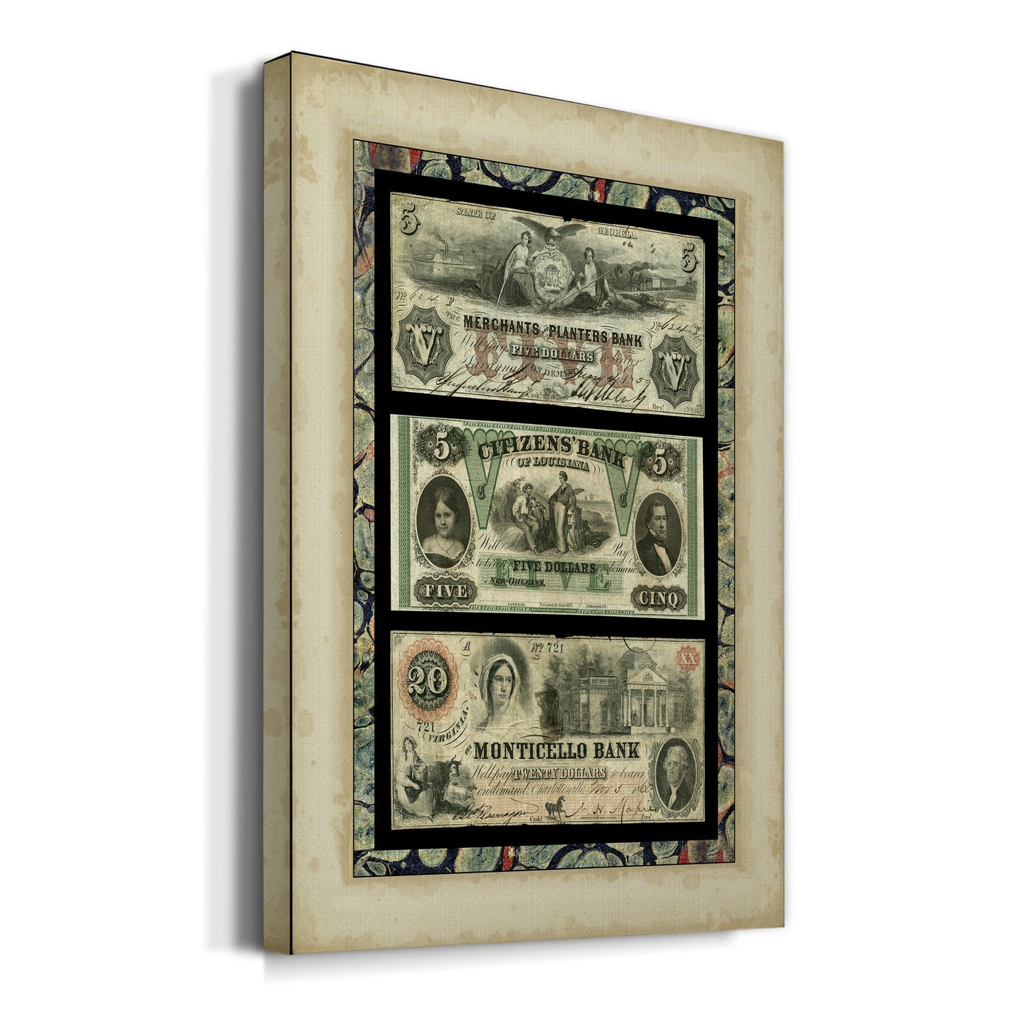 Money  Money  Money IV Premium Gallery Wrapped Canvas - Ready to Hang