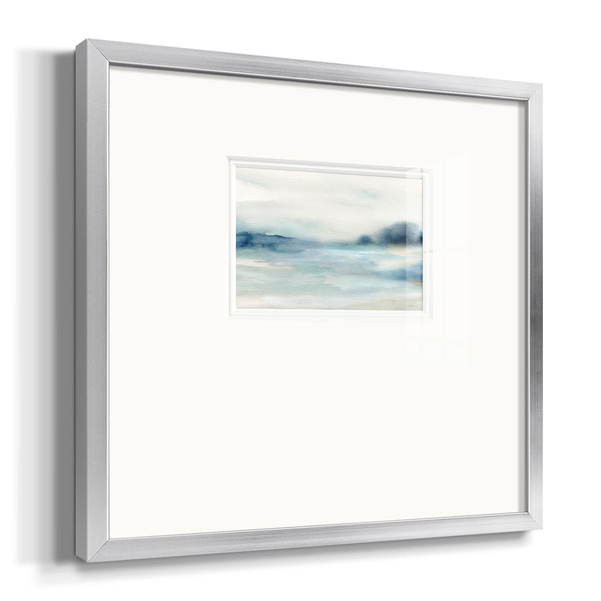 Simply Soft Morning Premium Framed Print Double Matboard