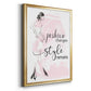 Fashion Changes Style Remains - Modern Framed Canvas Print