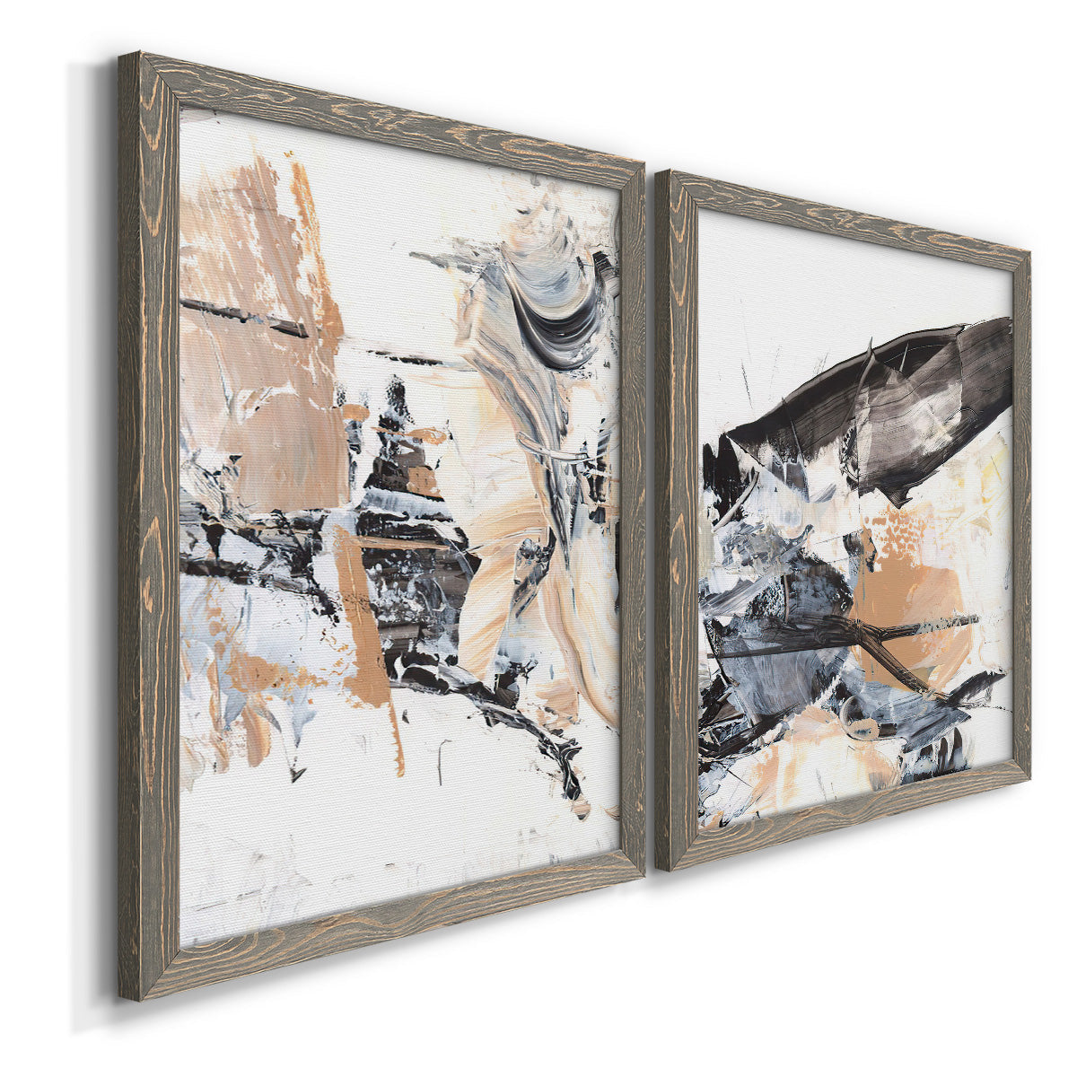 Ruckus III - Premium Framed Canvas 2 Piece Set - Ready to Hang